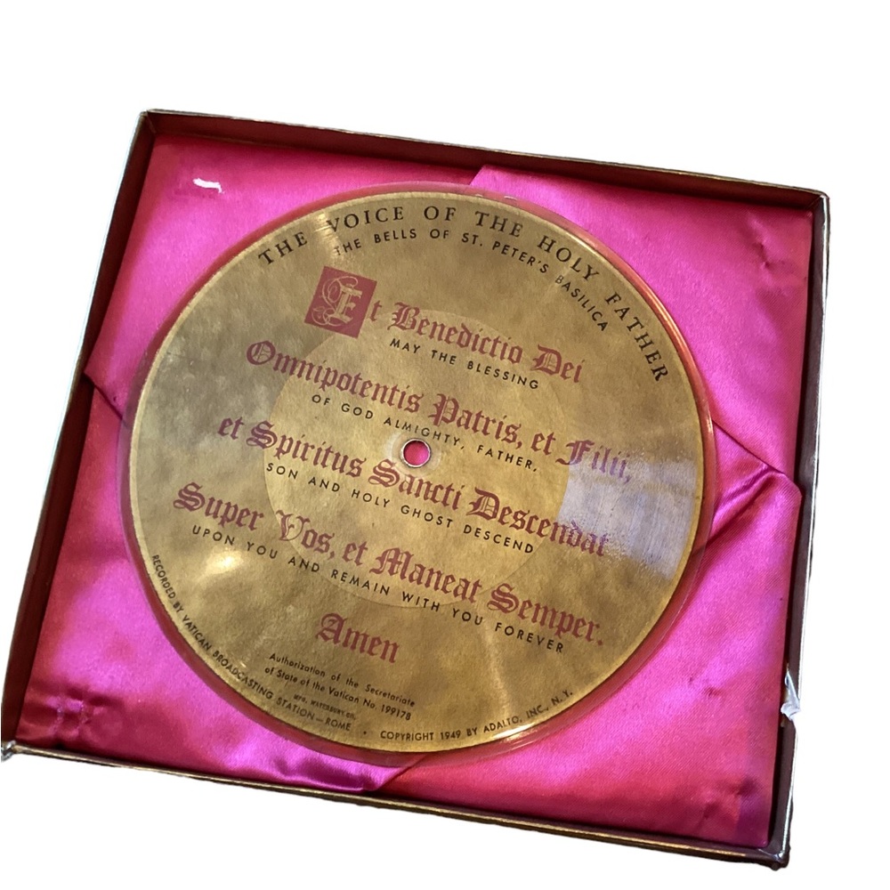 The Voice of the Holy Father 1949 Recorded by the Vatican